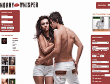 Tablet Screenshot of hornywhisper.com